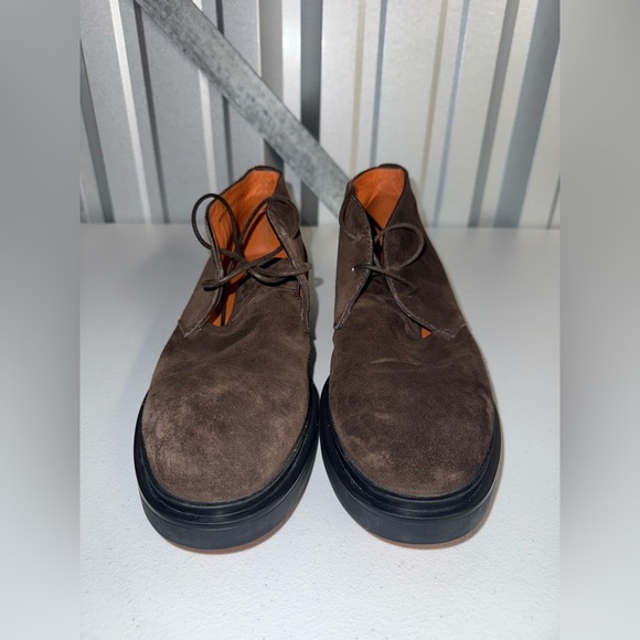 Santoni Suede desert Chukka boots size 9 1/2 main image 6